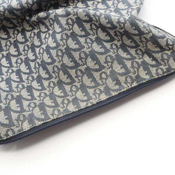 CHRISTIAN DIOR Black Canvas Trotter Shoulder Bag - Picture 5 of 9